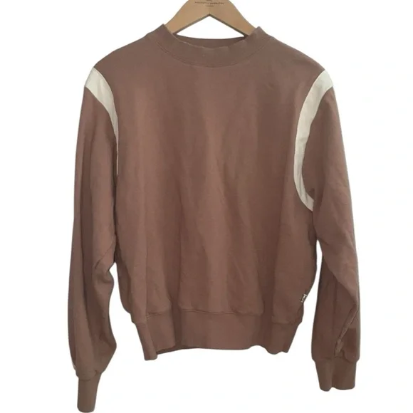 Araminta James Tan Brown Paris Love Sweatshirt Pullover Medium - Picture 3 of 10